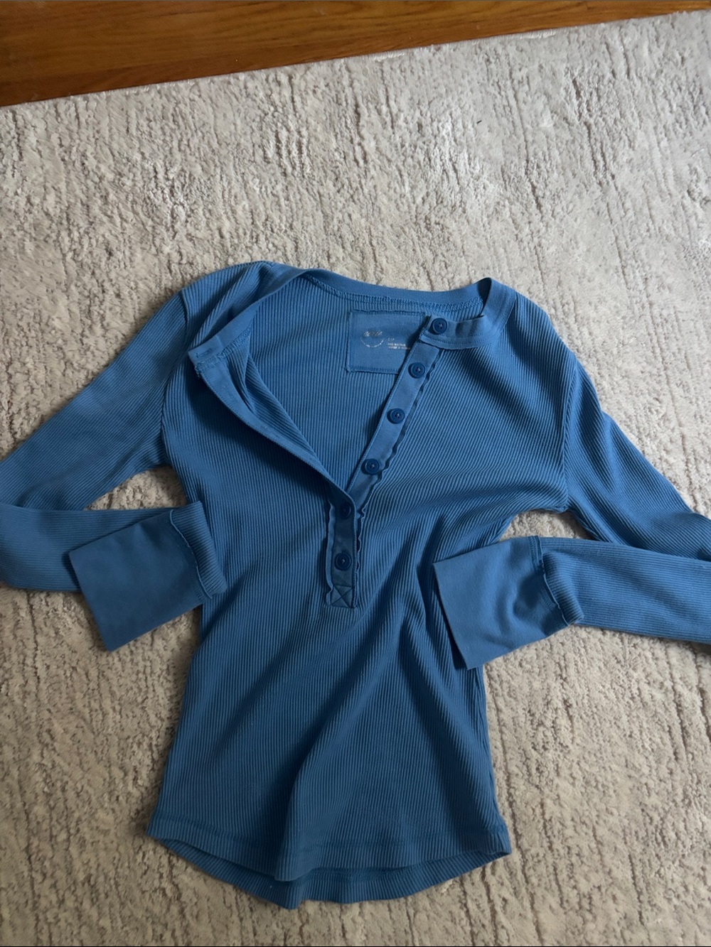 Ribbed aerie top